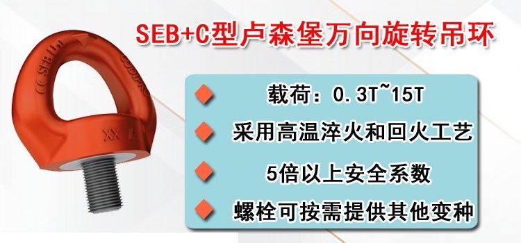SEB+C型盧森堡萬向旋轉吊環介紹