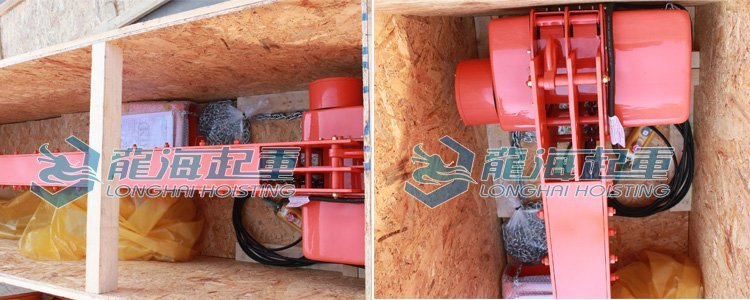 韓國雙鉤環鏈電動葫蘆圖片