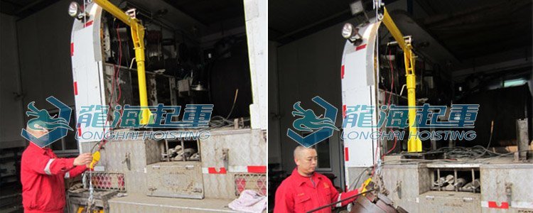 車載式電動小吊機,車載小吊機,電動小吊機應用