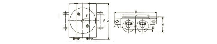 DUW-PK型DAIKI搬運(yùn)小坦克,DUW-PK型搬運(yùn)小坦克尺寸圖