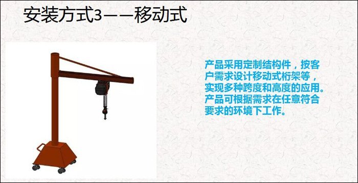 智能提升機的安裝方式