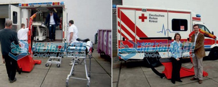 Hydrobull小型配重液壓小吊車應用